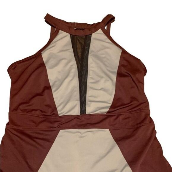 Adore Me One Piece Swimsuit Burgundy Size 1X - Picture 2 of 8